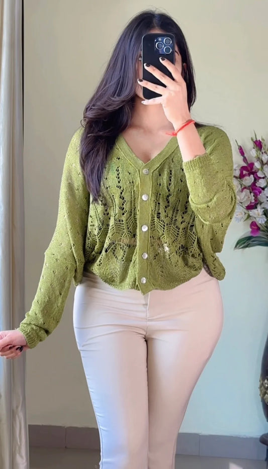 (Size-M to L) Crochet Top-CB161