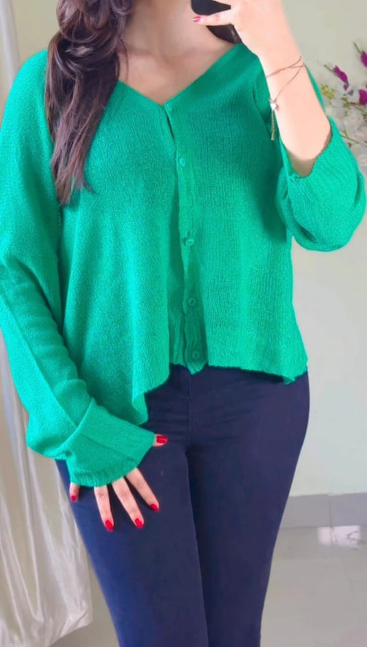 (L To Xl) Crochet Top- (C-543)