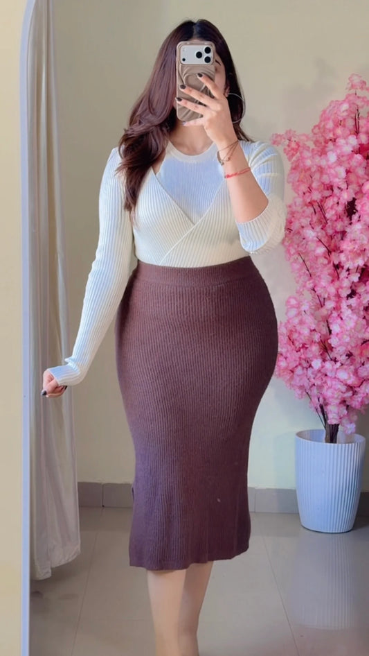 (Size-Free Size) Classy Co-Ord Set-  K-541