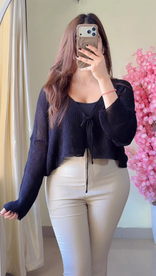 (Free Size Till 42"Bust  ) Crochet Top-C490