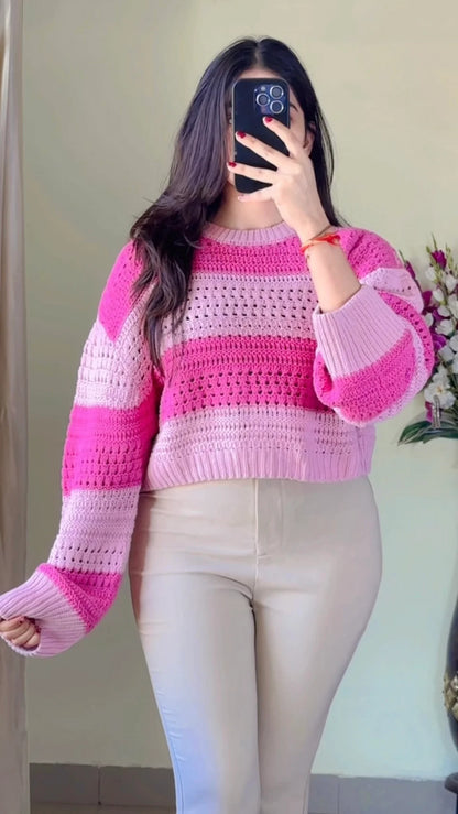 Size(Free Size) Crochet Sweater CB-116