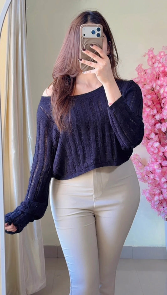 (Size-S to M) Crochet Top- C492