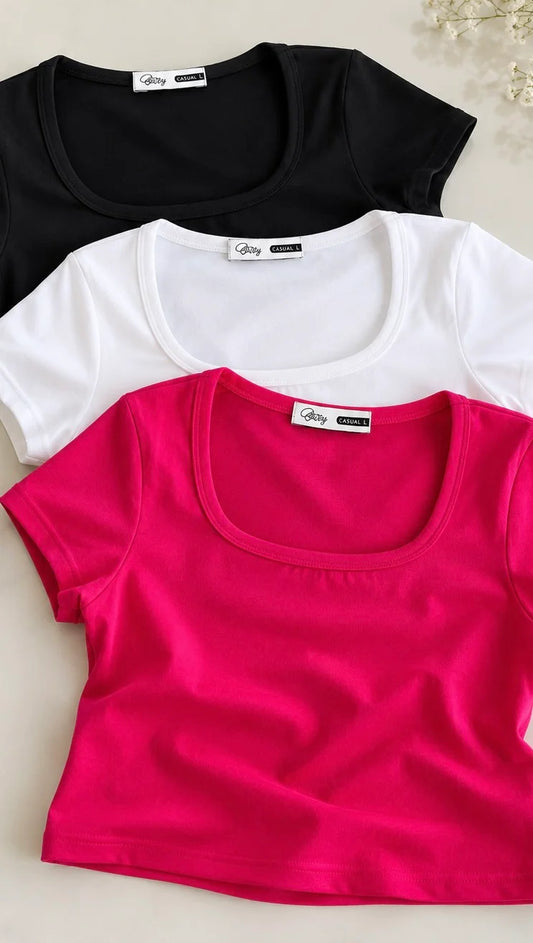 Aura Stretch Crop Top