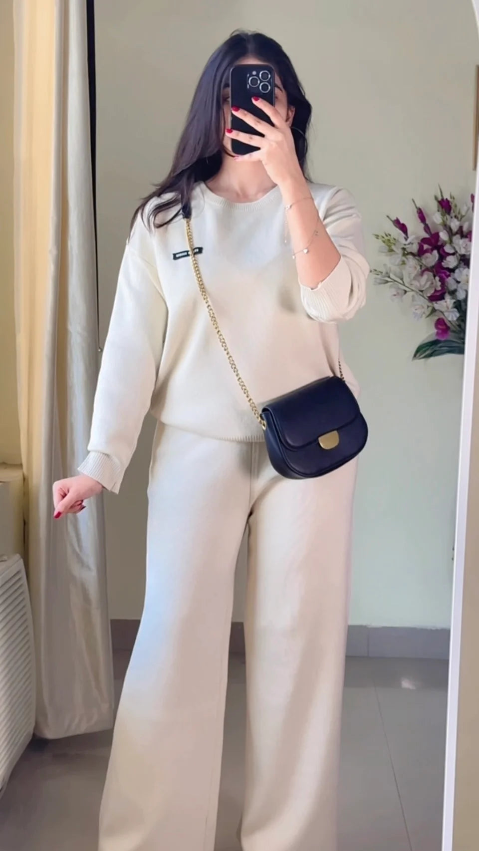 2-Set Winter Co-ord Set with scarf