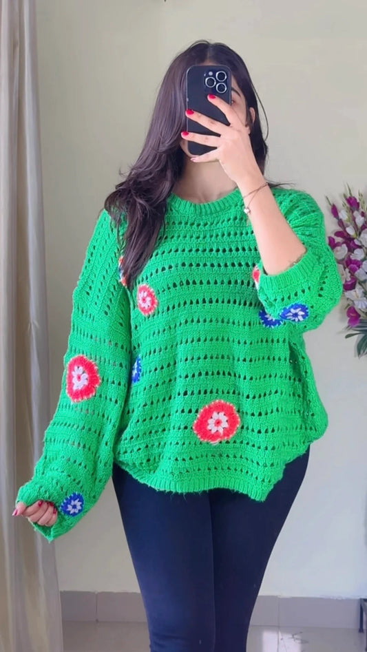 (Free Size) Crochet Top- (C-544)