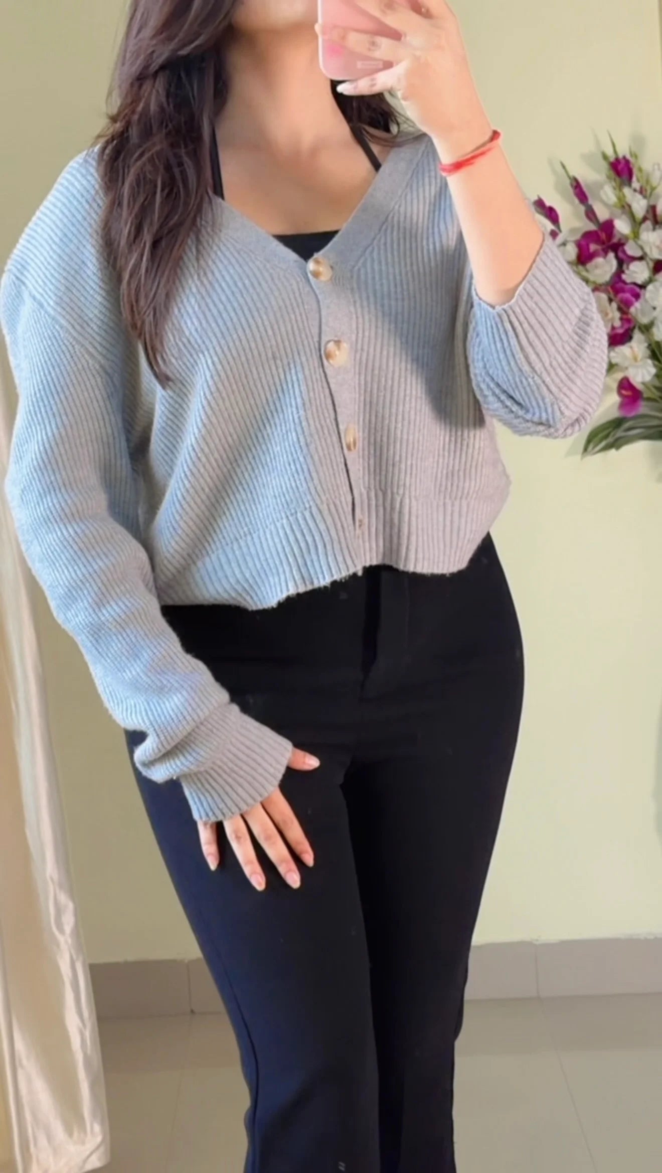 (Size-Free Size) -Premium Crochet Top -CO310