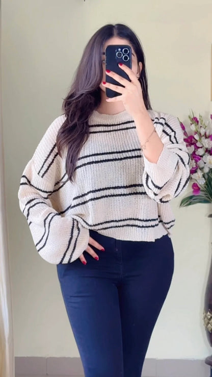 (Free Size Upto 38) Crochet Top- (Cb43)