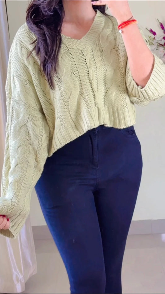 Size(XS to S) Crochet Sweater CO-135