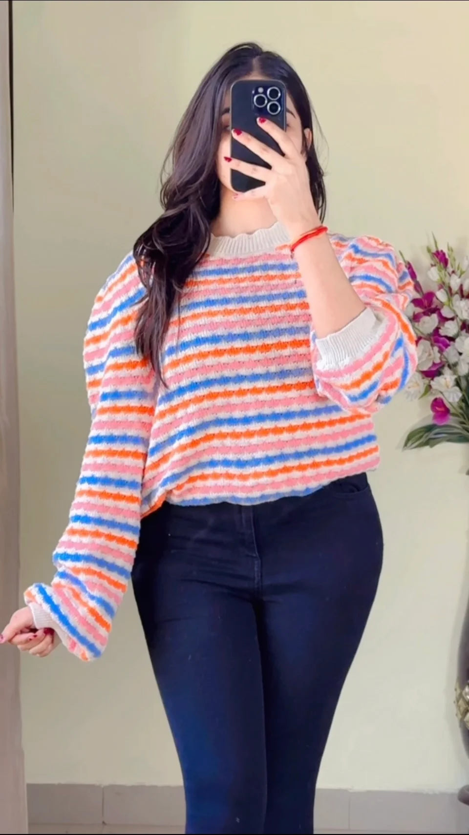 Size(Free Size) Crochet Sweater CB-138