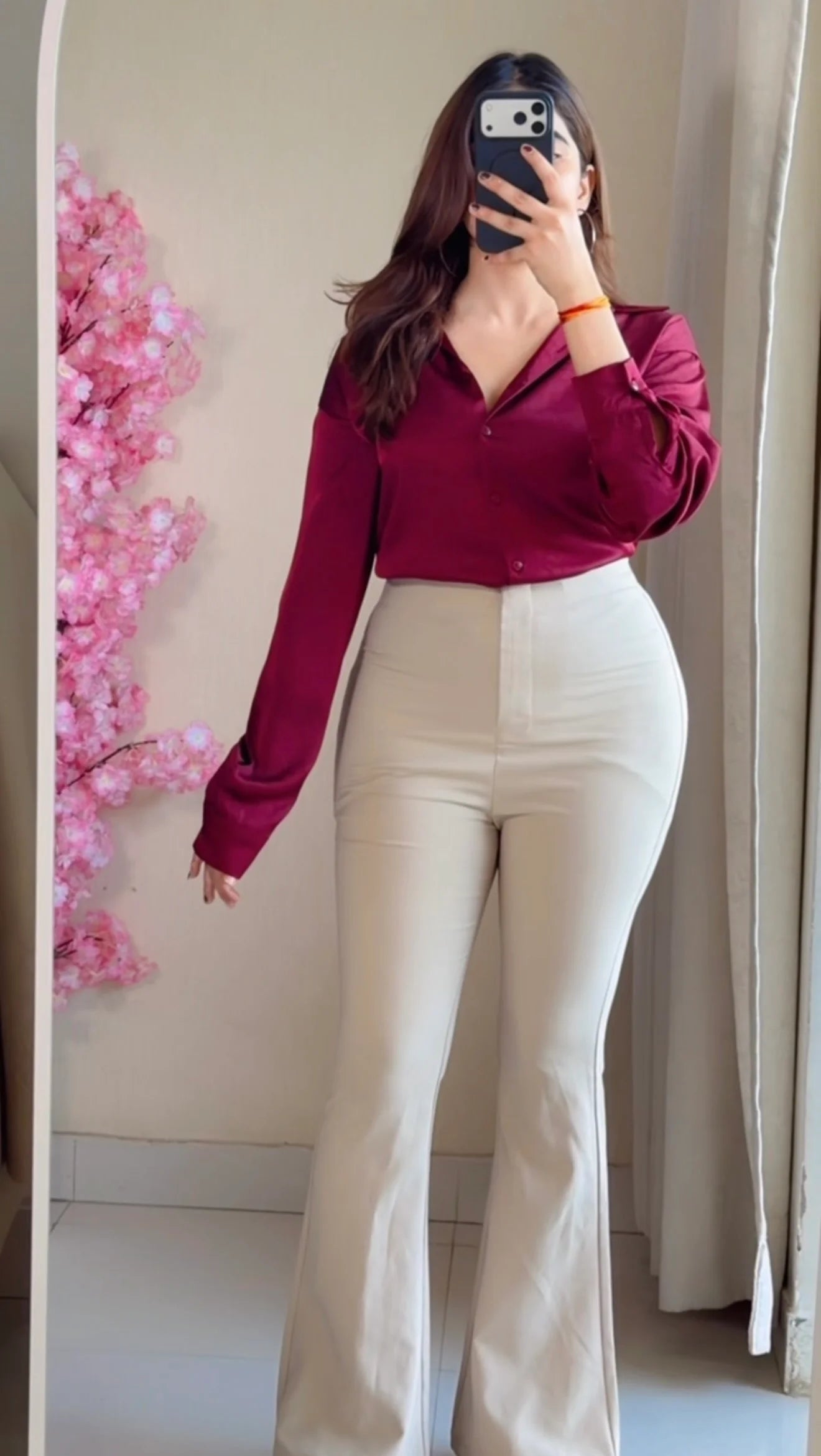 Wine Luxe Sheen Shirt