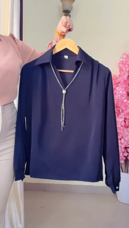 Black Pearl Tie Shirt