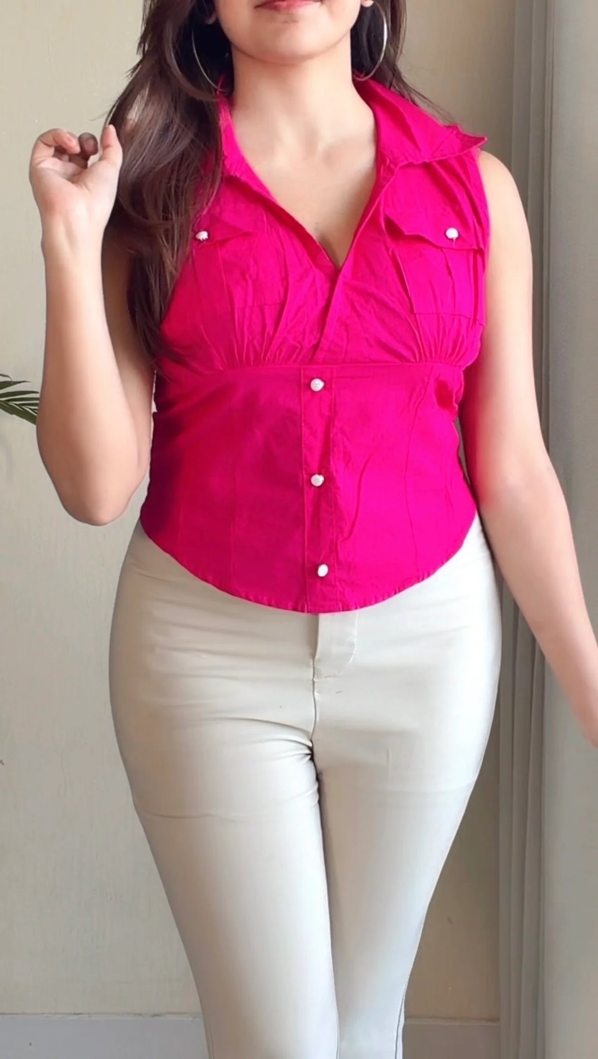 Utility Pocket Shirt Top