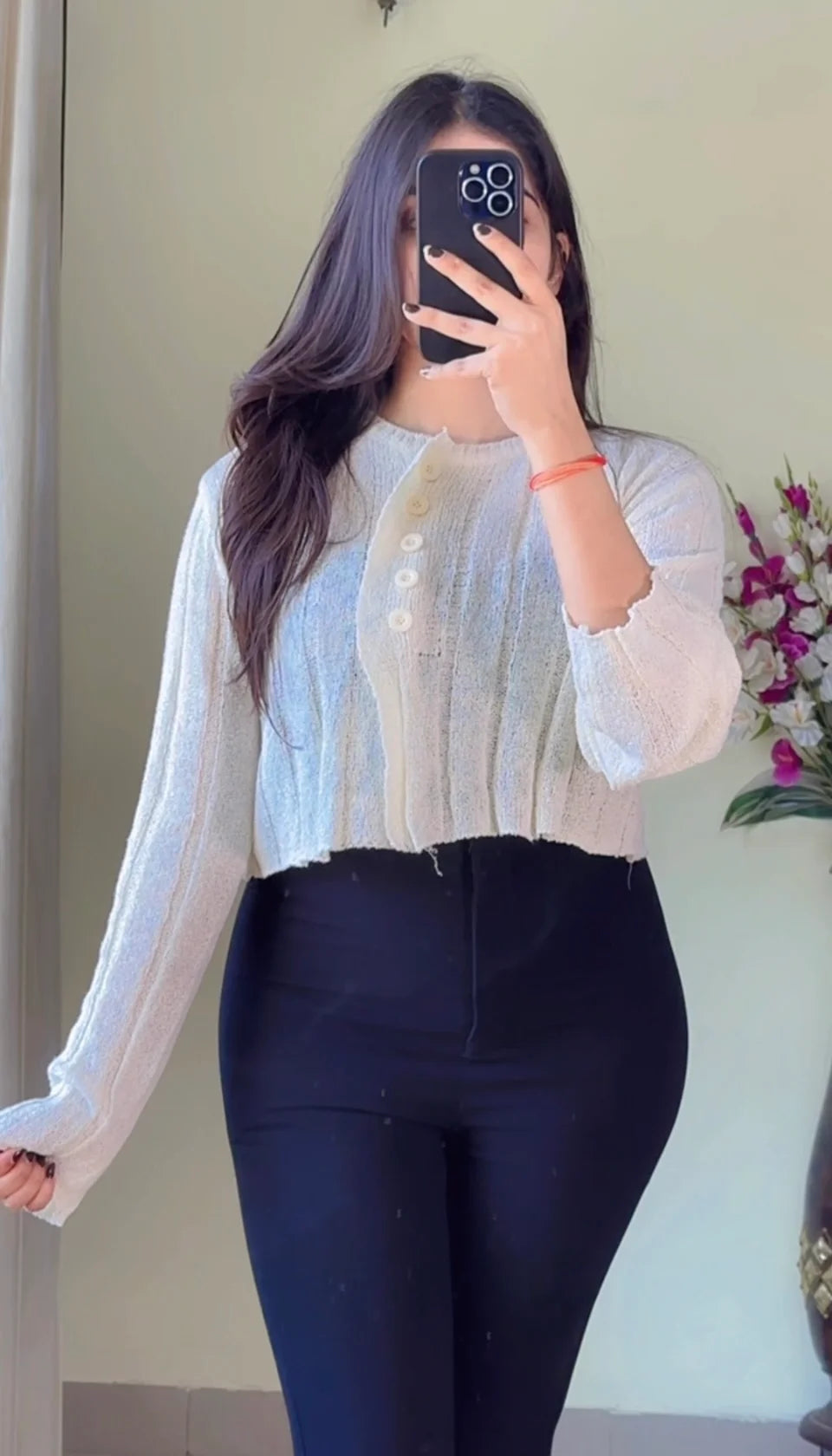 (Size-S to M) Crochet Top-CB187