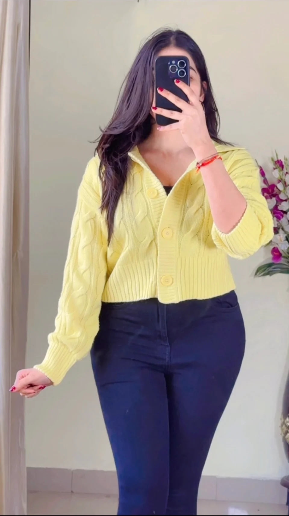 Size(S to M) Crochet Sweater CB-147