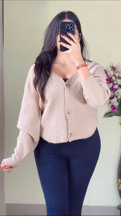 Size(L to XL) Crochet Sweater CO-143