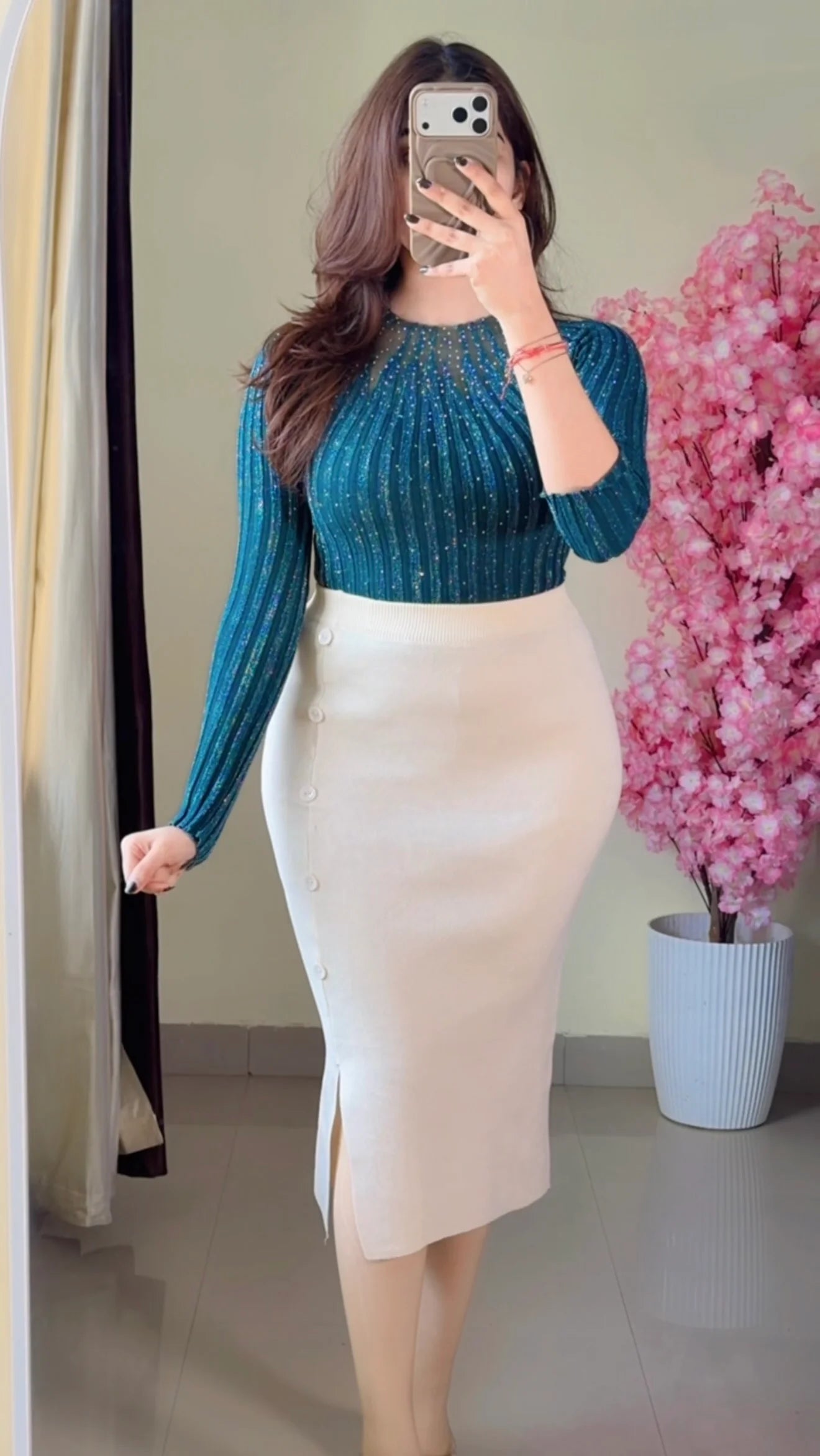 (Size-Free Size) Classy Co-Ord Set-  K-551