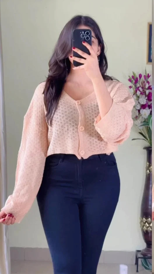 (S To M) Crochet Top- C443