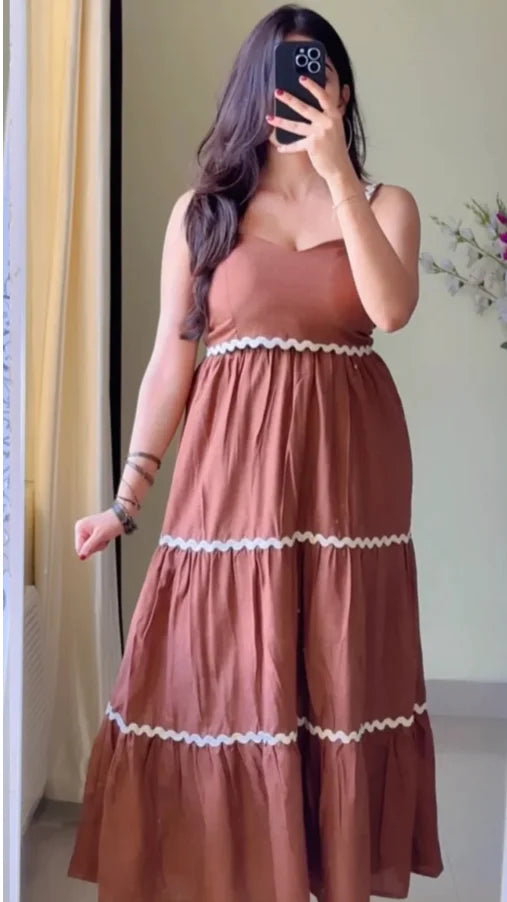 Brown Padded Co-Ord Set(PCD-33)