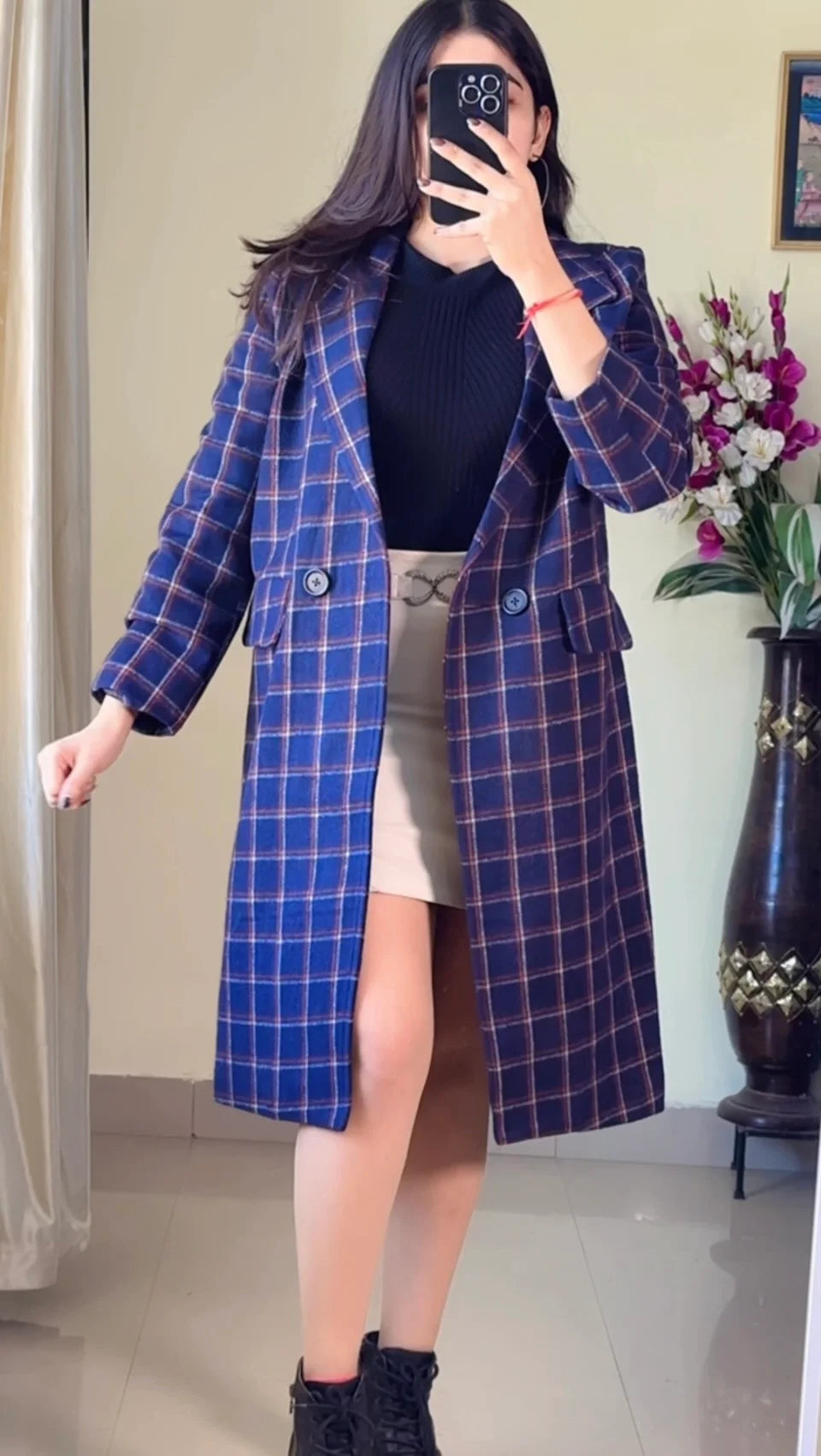 (Size-M )  Winter Coat- Wo189