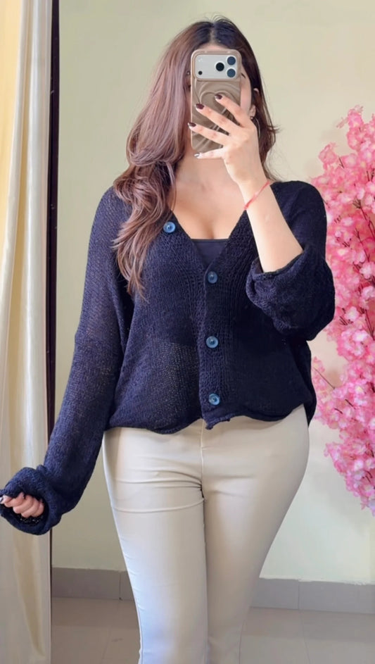 (Size-XL to 4XL) Crochet Top- C537