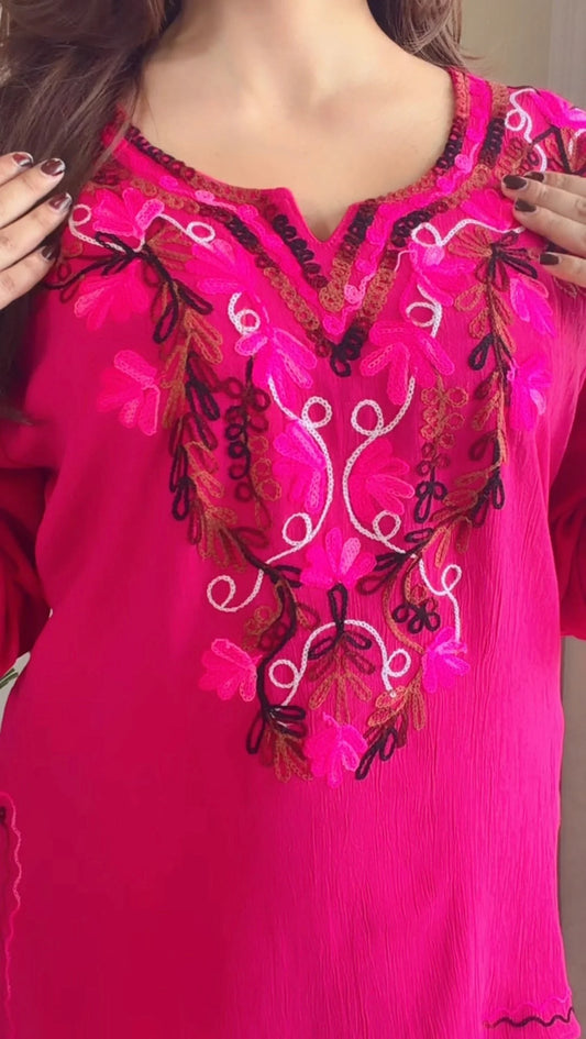 Gulnaar Embroidered Pakistani Co-Ord Set
