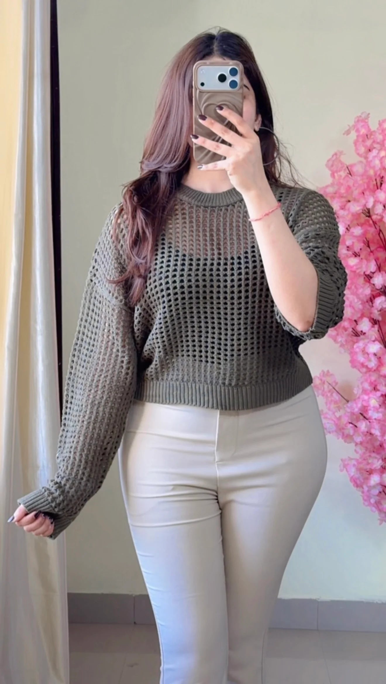 (Size-S to M) Crochet Top- C523