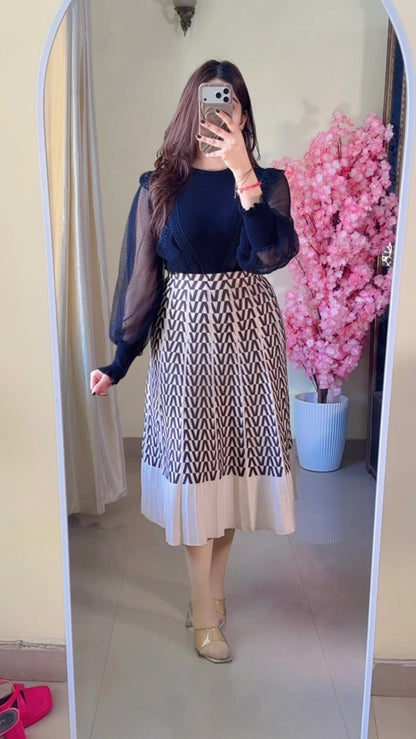 (Size-Free Size) Classy Co-Ord Set-  K-544