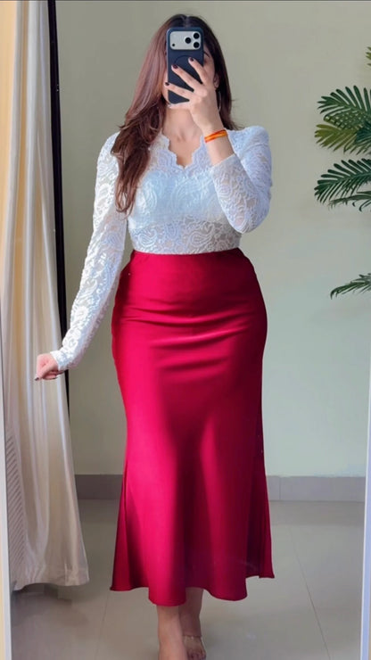 Premium Satin Skirt