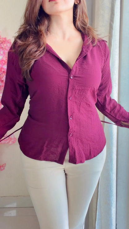 Premium Corset Back Summer Shirt