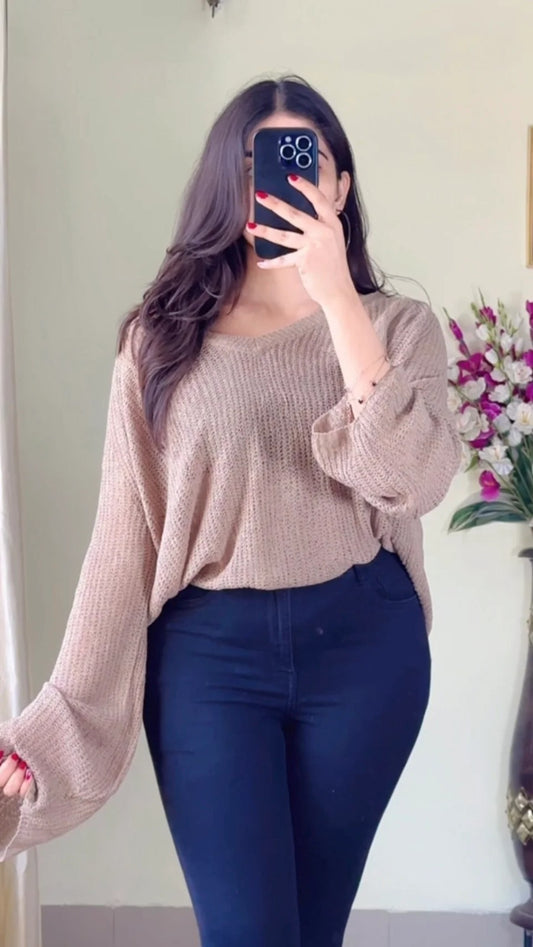 (Free Size Upto 36 to 42) Crochet Top- (Cb39)