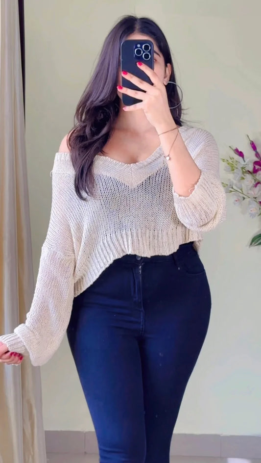 (Free Size) Crochet Top- (Cb09)