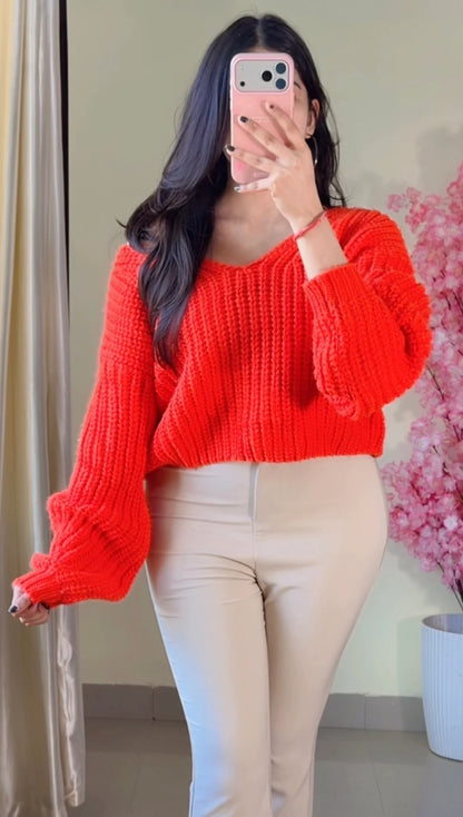(Free Size) Premium Crochet Top -