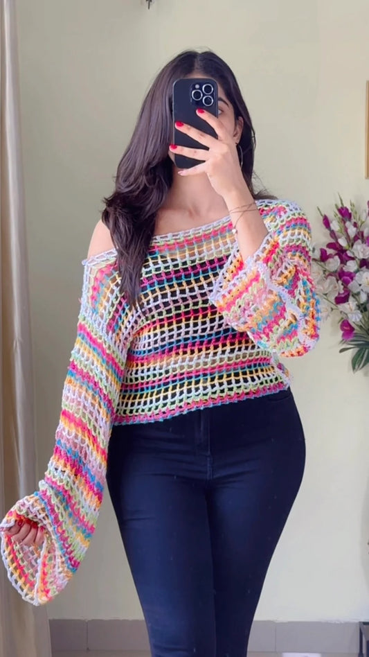 Crochet Top- (Cb11)