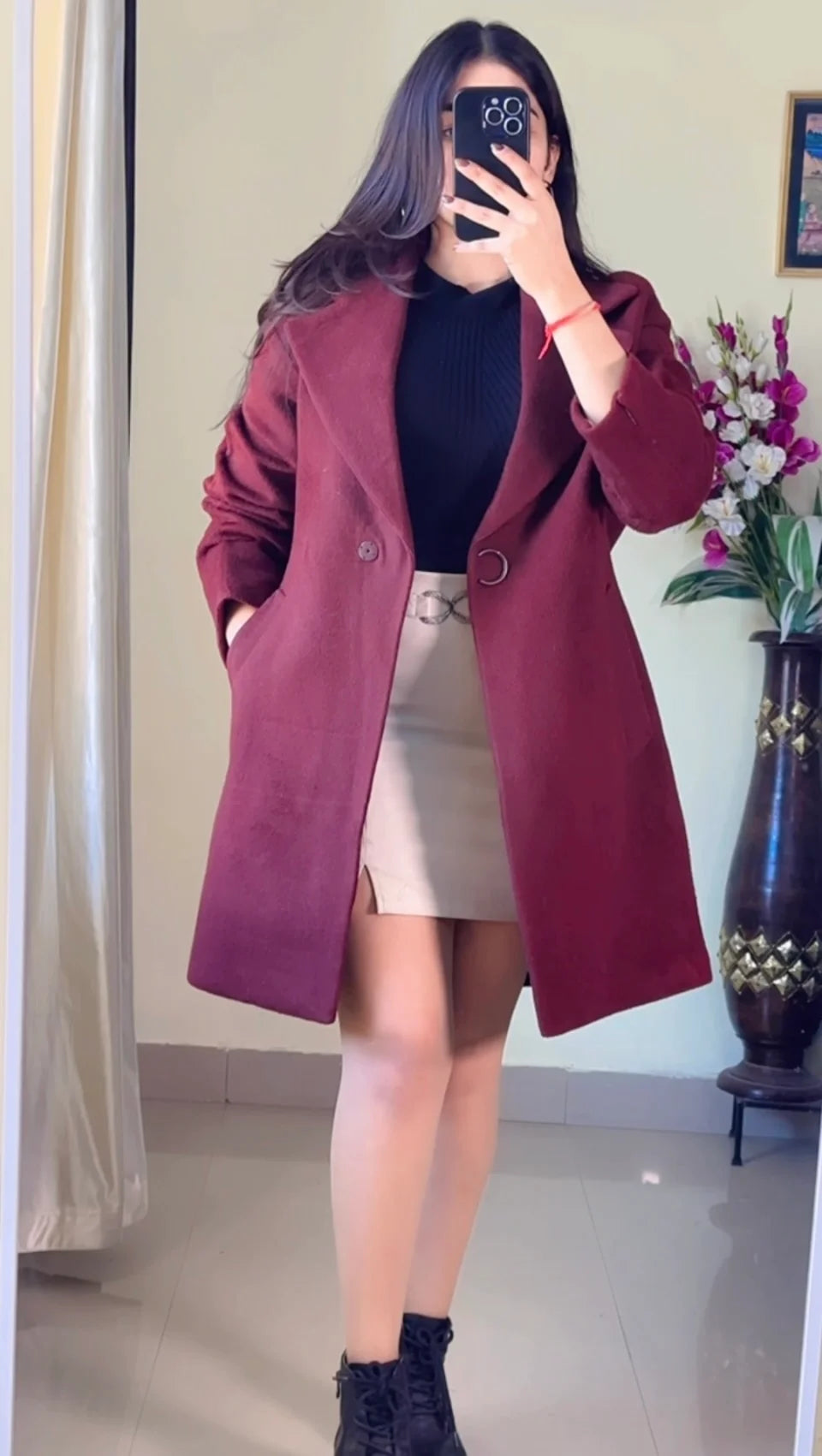 (Size-S to M)  Winter Coat- Wo191