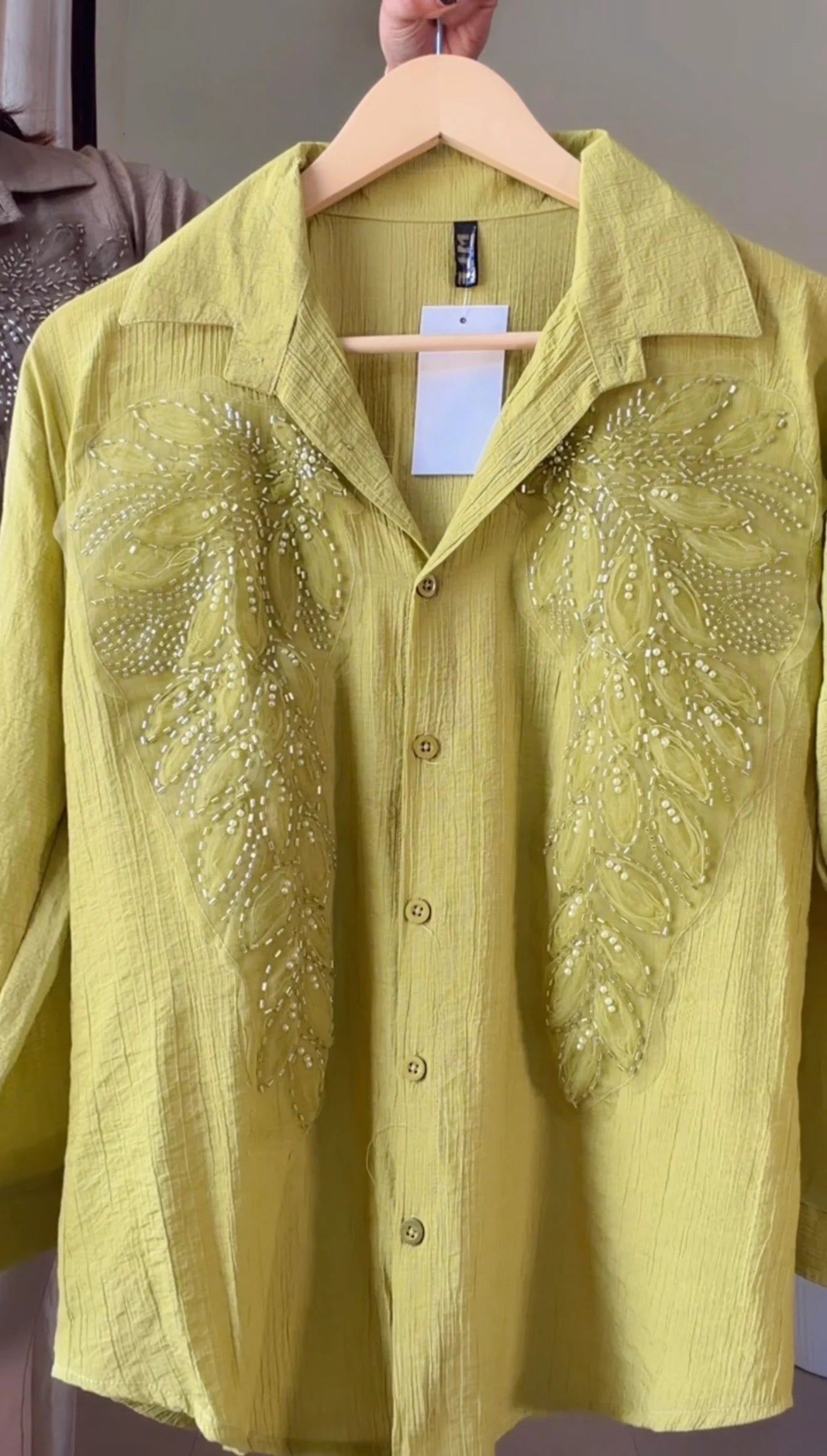 Limeleaf Embroidered Premium Shirt