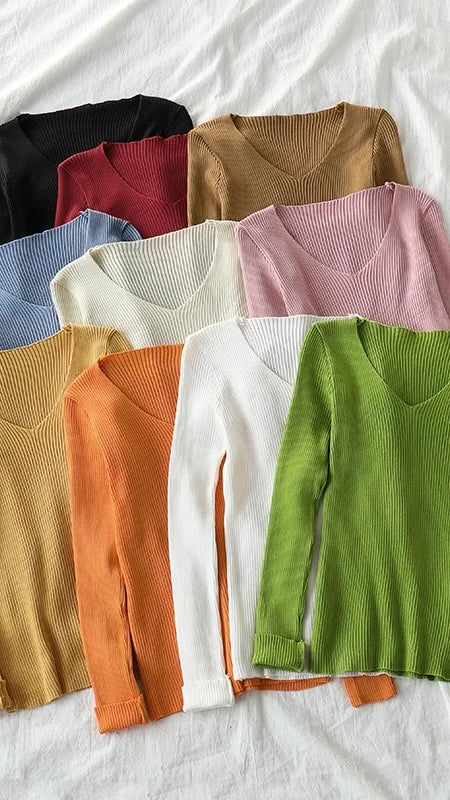 (Size-Free Size) Premium Ribbed Top