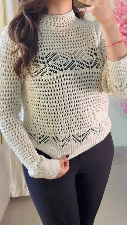 (Size-S to M) Crochet Top- C483