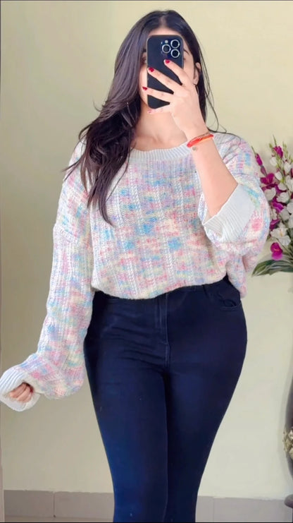 Size (L to XL) Crochet Sweater CO-134