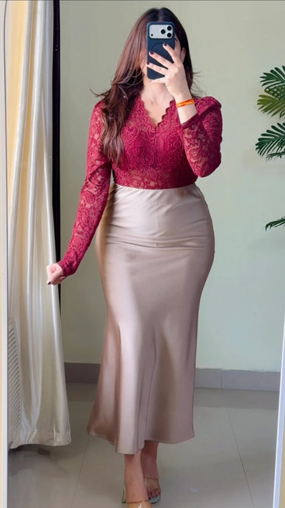Premium Satin Skirt