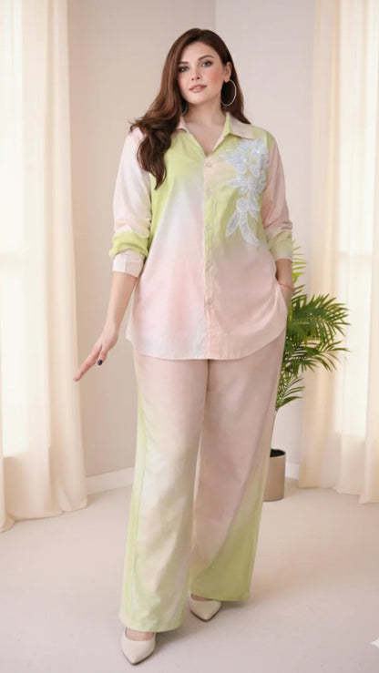 Premium Embroidery Co-Ord Set