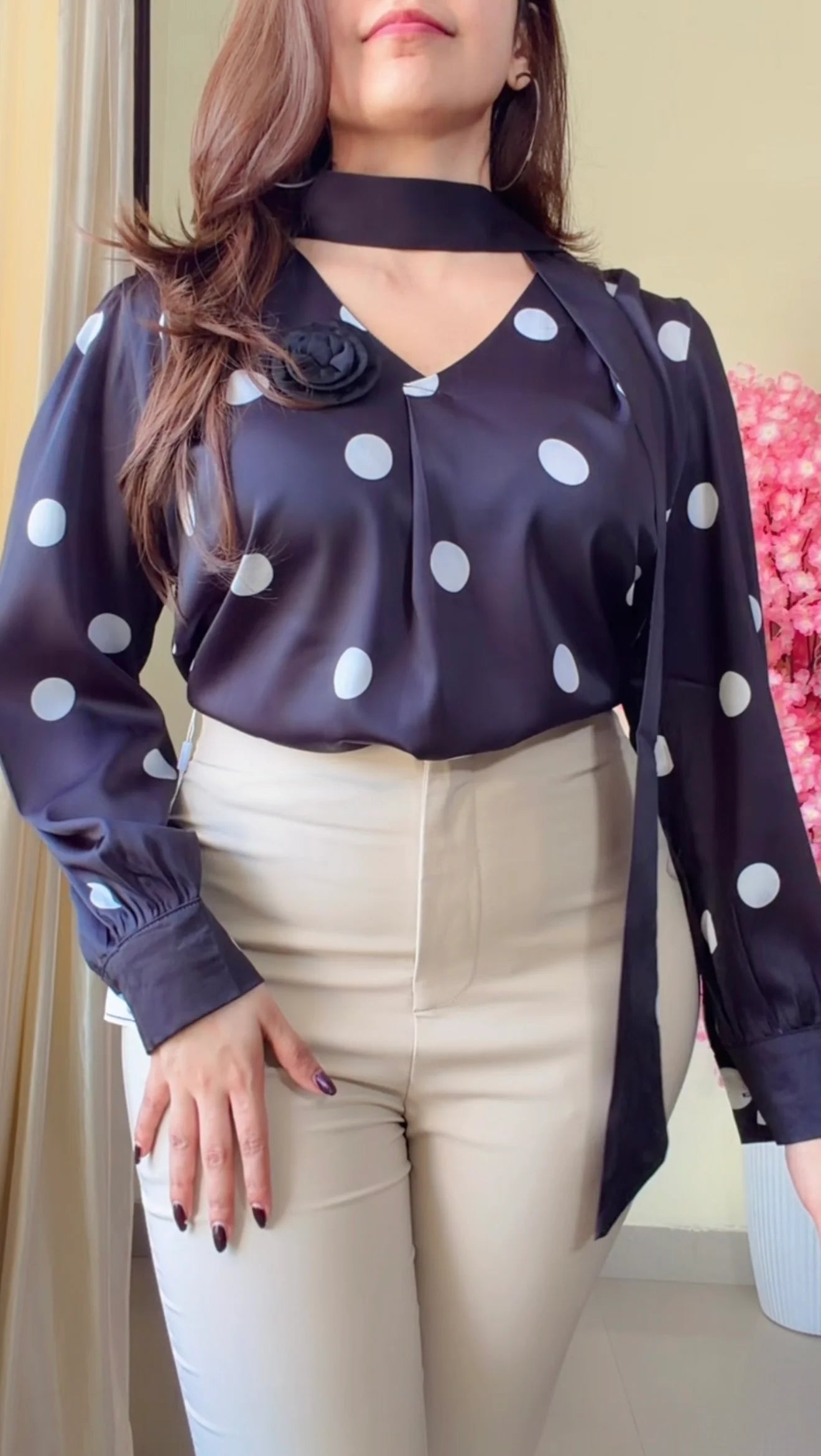 Polka  Pop Bow Premium Shirt