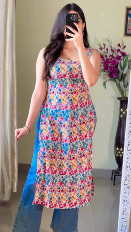 Gorgeous Floral Nyra Kurti