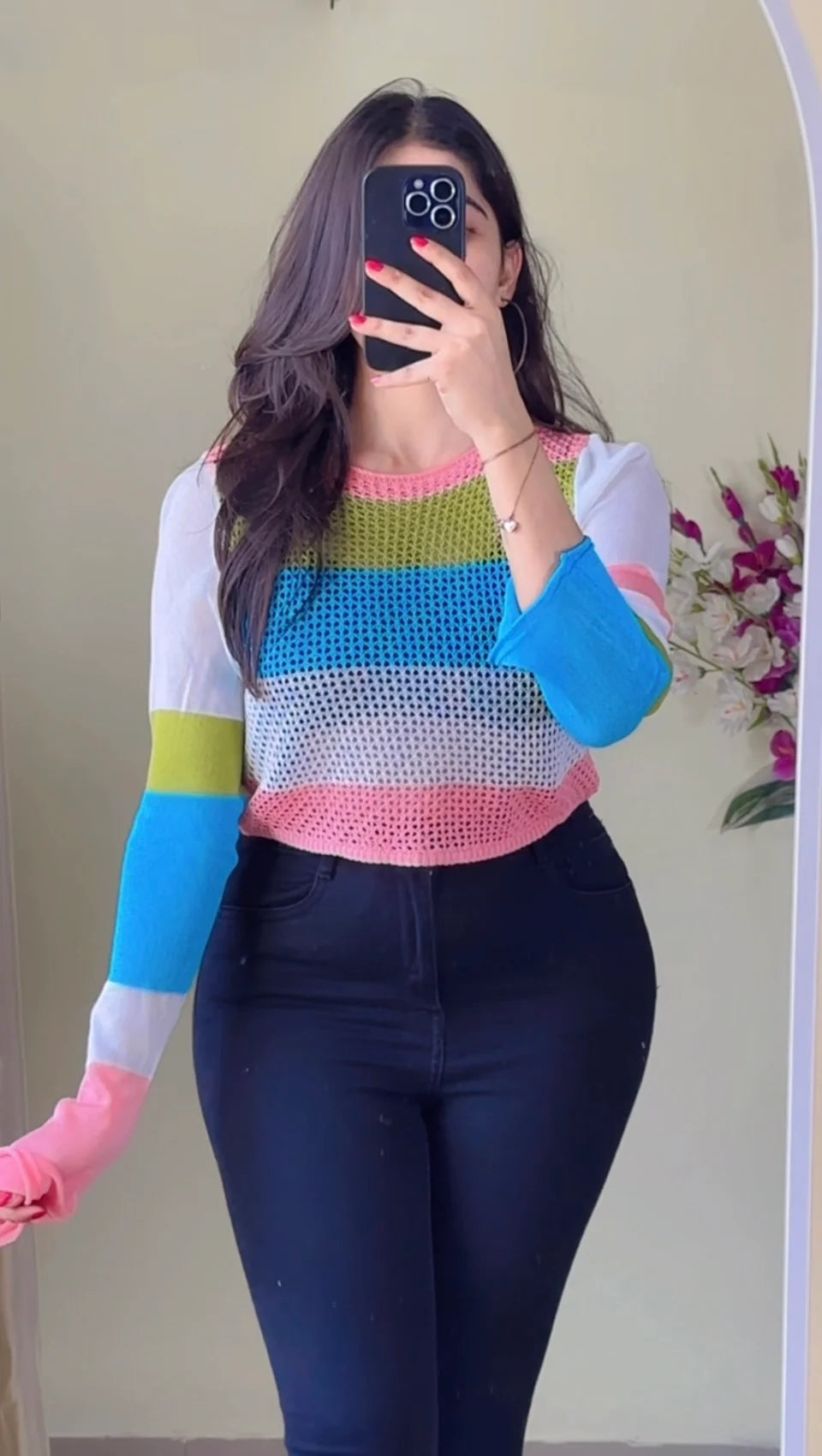 (S To M) Crochet Top- (Cb-10)