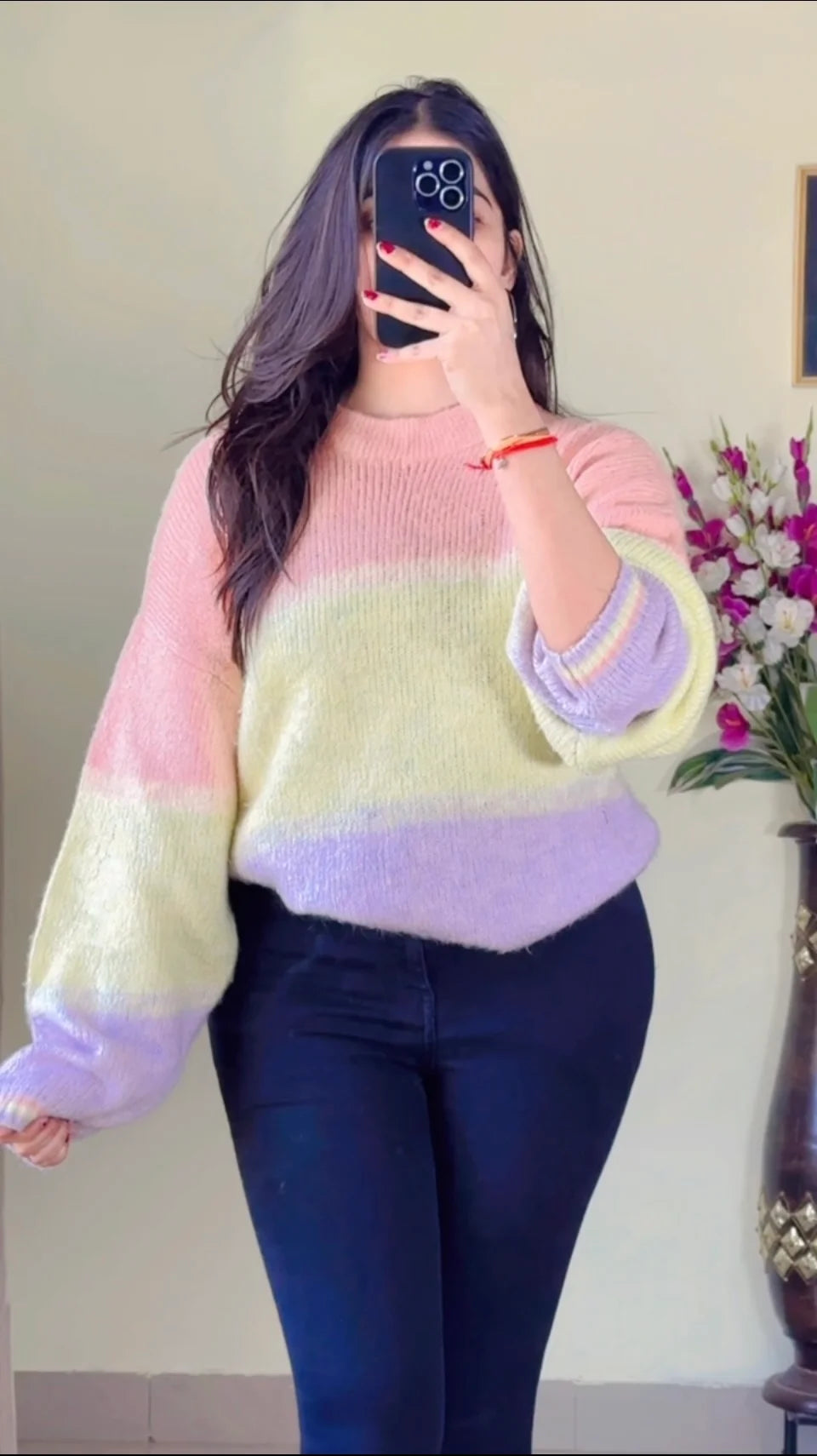 Size(Free Size) Crochet Sweater CO-136