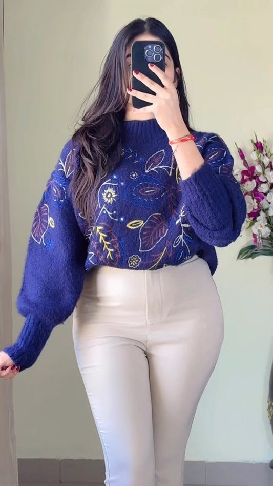 Size(S to M)Crochet Sweater CB-124