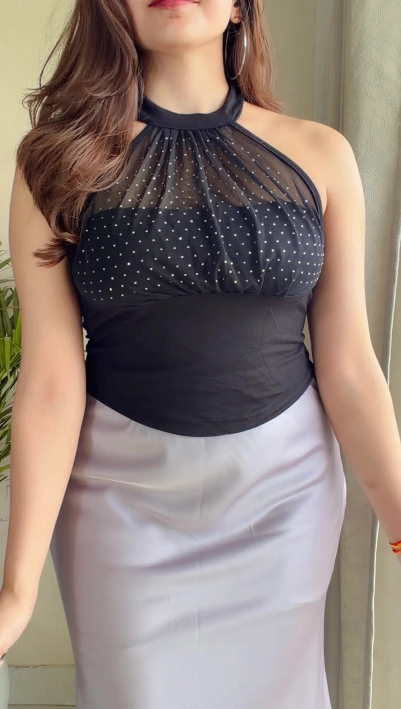 Chic Element Coord Set (Black & Soft Lilac )