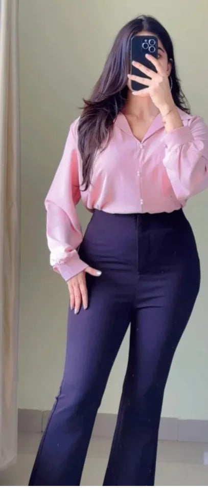 Blush Pink High Quality Shirt (Wrinkle Free)-S23