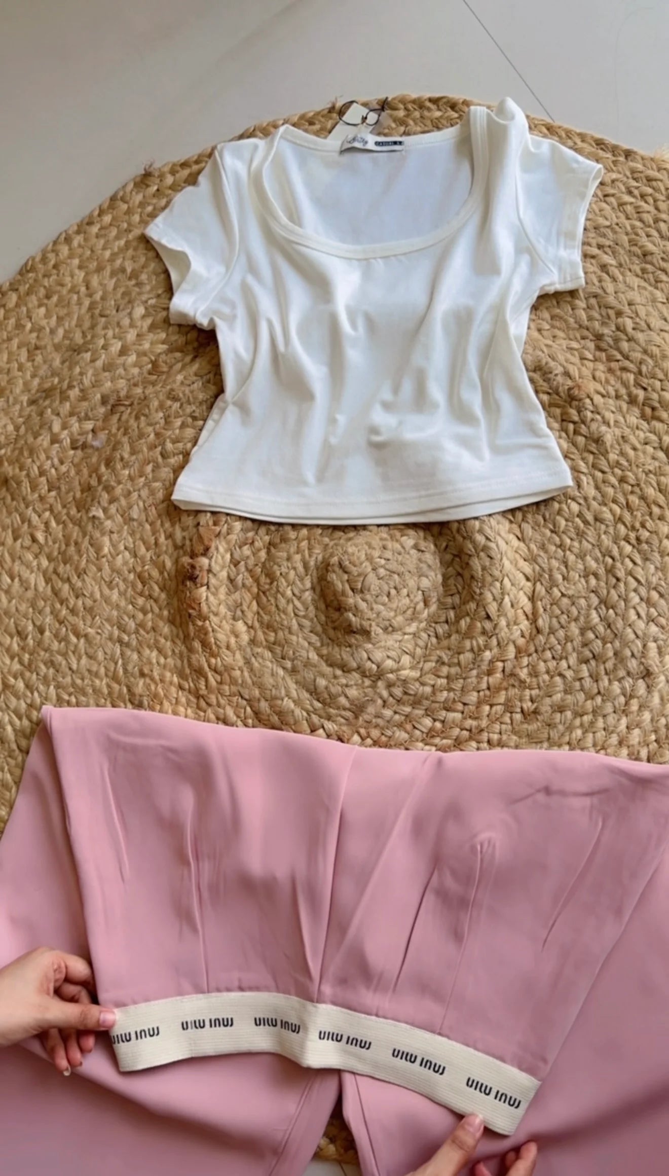 Blush Breeze Tailored Trouser