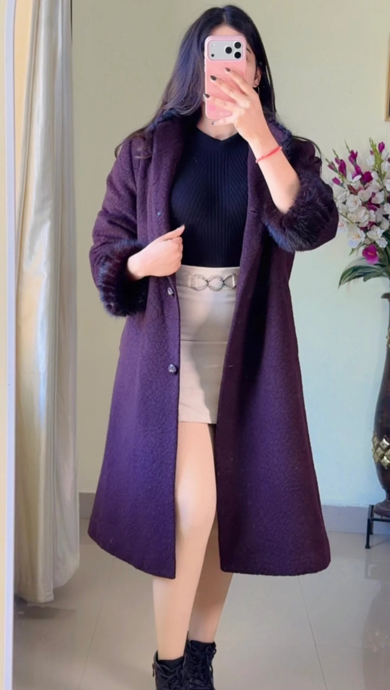 (Size- M to L) Premium Winter Coat - Wo236