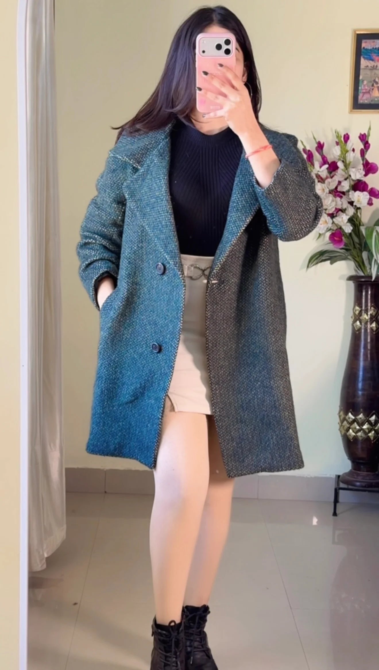 (Size- M to L) Premium Winter Coat - Wo258